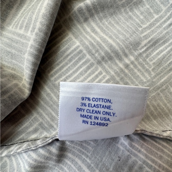 SERENA & LILY NWOT BUTTON FRONT “JANE ” SHIRT DRESS BLACK & WHITE | SIZE: 0 - Picture 10 of 12